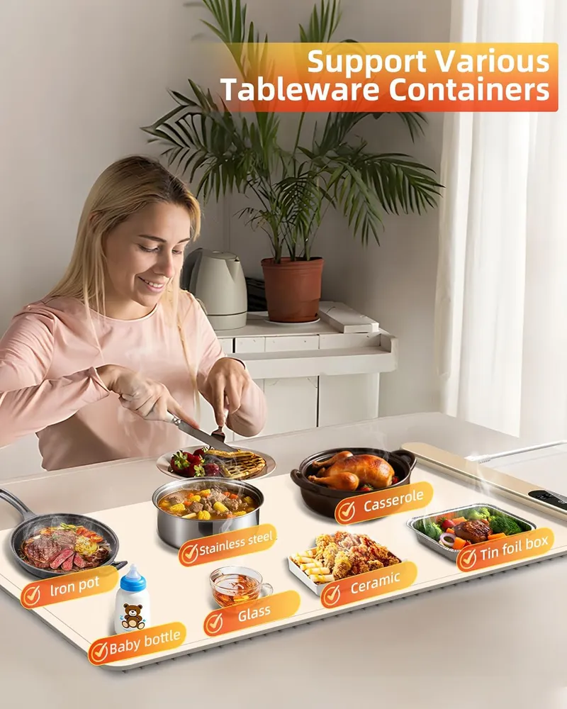 LBOLHZO Graphene High-Tech 5s Rapid Food Warming Mat